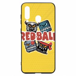 Чохол для Samsung A60 Red ball characters - PrintSalon