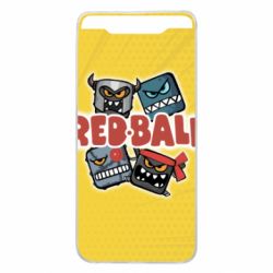 Чохол для Samsung A80 Red ball characters - PrintSalon
