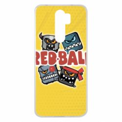 Чохол для Xiaomi Redmi Note 8 Pro Red ball characters - PrintSalon