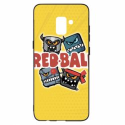 Чохол для Samsung A8+ 2018 Red ball characters - PrintSalon