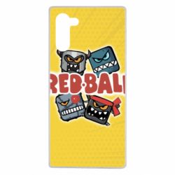Чохол для Samsung Note 10 Red ball characters - PrintSalon