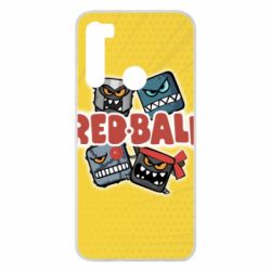 Чохол для Xiaomi Redmi Note 8 Red ball characters - PrintSalon