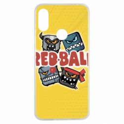 Чохол для Xiaomi Redmi Note 7 Red ball characters - PrintSalon