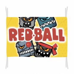 Прапор Red ball characters - PrintSalon