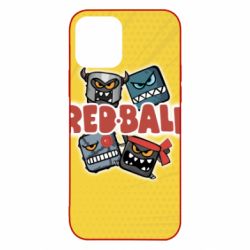 Чохол для iPhone 12 Red ball characters - PrintSalon