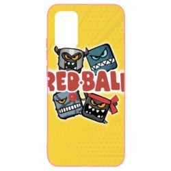 Чохол для Samsung A02s/M02s Red ball characters - PrintSalon