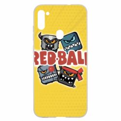 Чохол для Samsung A11 / M11 Red ball characters - PrintSalon