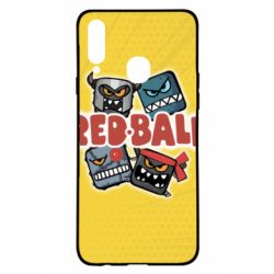 Чохол для Samsung A20s Red ball characters - PrintSalon