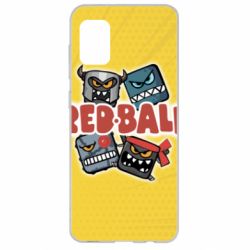 Чохол для Samsung A31 Red ball characters - PrintSalon