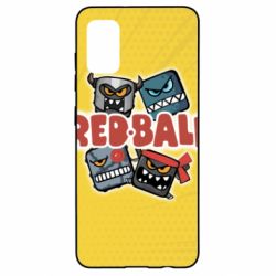 Чохол для Samsung A41 Red ball characters - PrintSalon