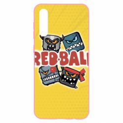 Чохол для Samsung A50 Red ball characters - PrintSalon