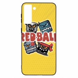 Чохол для Samsung S21+ Red ball characters - PrintSalon