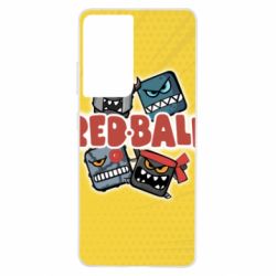 Чохол для Samsung S21 Ultra Red ball characters - PrintSalon