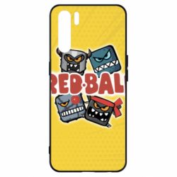 Чохол для Oppo A91 / Reno3Red ball characters