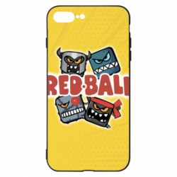 Чохол для iPhone 8 Plus Red ball characters - PrintSalon