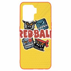 Чохол для Oppo Reno 5 Lite Red ball characters - PrintSalon
