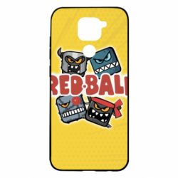 Чохол для Xiaomi Redmi Note 9 / Redmi 10X Red ball characters - PrintSalon