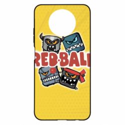 Чохол для Xiaomi Redmi Note 9 5G/Redmi Note 9T Red ball characters - PrintSalon