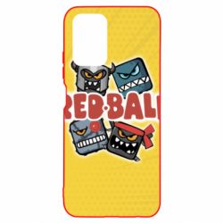 Чохол для Xiaomi Redmi Note 10 Red ball characters - PrintSalon