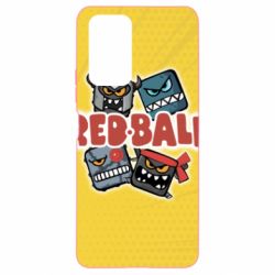 Чохол для Xiaomi Redmi Note 10 Pro Red ball characters - PrintSalon