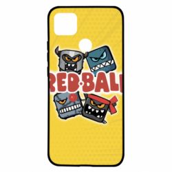 Чохол для Xiaomi Redmi 9c Red ball characters - PrintSalon