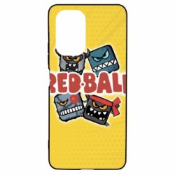 Чохол для Xiaomi Poco F3/K40 Red ball characters - PrintSalon