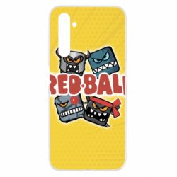 Чохол для Realme 6 Red ball characters - PrintSalon