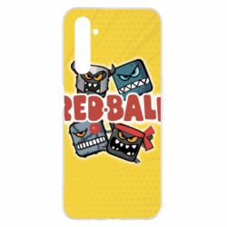 Чохол для Realme 6 Pro Red ball characters - PrintSalon