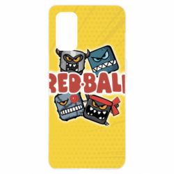 Чохол для Realme 7 Pro Red ball characters - PrintSalon