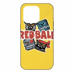 Чохол для iPhone 14 Pro Red ball characters - PrintSalon