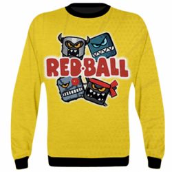 3D світшот Red ball characters - PrintSalon