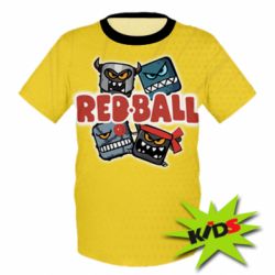 Дитяча 3D футболка Red ball characters - PrintSalon