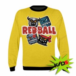 Дитячий 3D світшот Red ball characters - PrintSalon