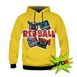 Дитяче 3D худі Red ball characters - PrintSalon