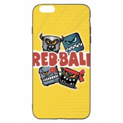 Чохол для iPhone 6 Plus/6S Plus Red ball characters - PrintSalon