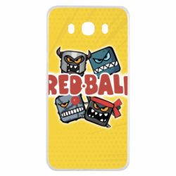 Чохол для Samsung J7 2016 Red ball characters - PrintSalon