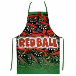 Фартух з 3D принтом Red ball fill - PrintSalon