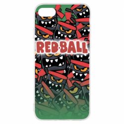 Чохол для iPhone 7 Red ball fill - PrintSalon