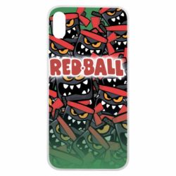 Чохол для iPhone Xs Max Red ball fill - PrintSalon