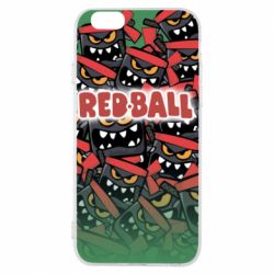 Чохол для iPhone 6/6S Red ball fill - PrintSalon
