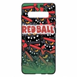 Чохол для Samsung S10+ Red ball fill - PrintSalon