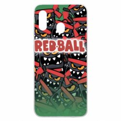 Чохол для Samsung A20 Red ball fill - PrintSalon