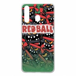 Чохол для Samsung A60 Red ball fill - PrintSalon
