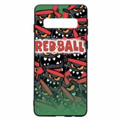 Чохол для Samsung S10 Red ball fill - PrintSalon