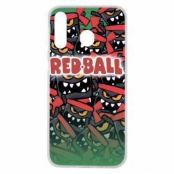 Чохол для Samsung M30 Red ball fill - PrintSalon
