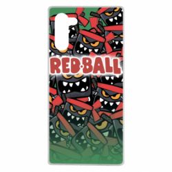 Чохол для Samsung Note 10 Red ball fill - PrintSalon