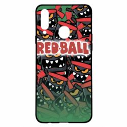 Чохол для Samsung A20s Red ball fill - PrintSalon