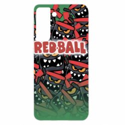 Чохол для Samsung S21 Red ball fill - PrintSalon