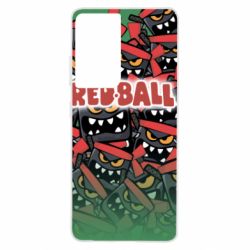 Чохол для Samsung S21 Ultra Red ball fill - PrintSalon