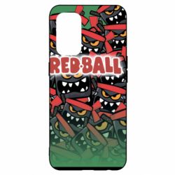 Чохол для Oppo Reno 5 4G Red ball fill - PrintSalon